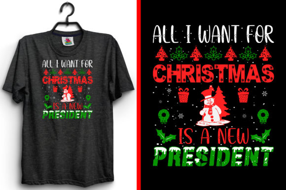 All I Want for Christmas T-Shirt Design Print Templates