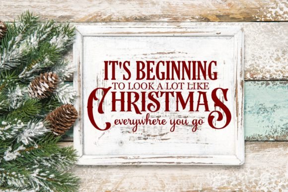 Beginning to Look a Lot Like Christmas Illustrations