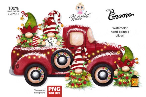 Christmas Gnomes Christmas Trees on a Tr Freebie Review