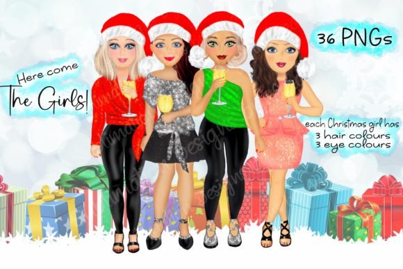Christmas Party Girls 4 Dolls Design Review