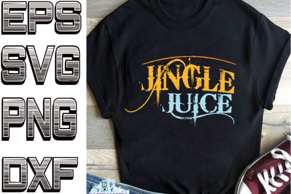 Christmas Svg Design Jingle Juice for T-Shirt Designs