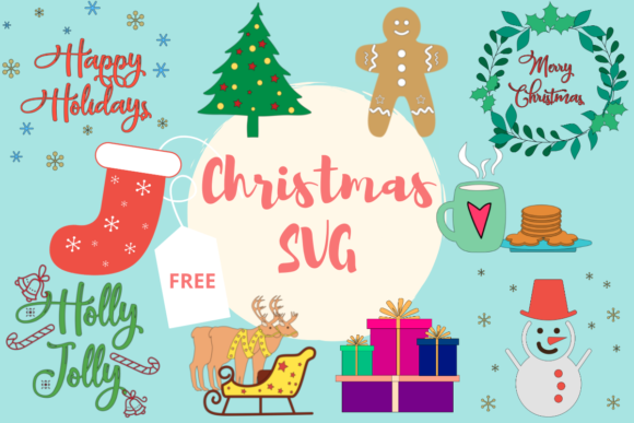 Christmas SVG Free for Bloggers and Publishers