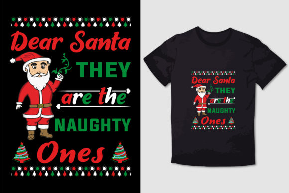 CHRISTMAS T-SHIRT DEAR SANTA THEY ARE - A T-Shirt Designs Review