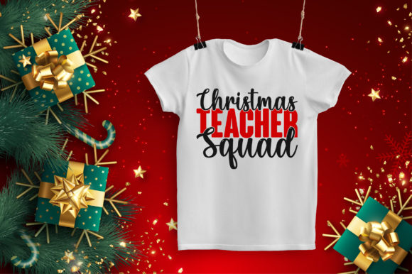 Christmas Teacher T-Shirt Design for Blog and Website Use