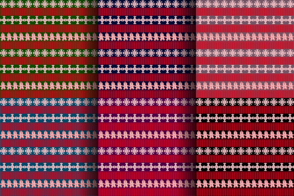 Knitting Christmas Pattern Background for Creative Projects