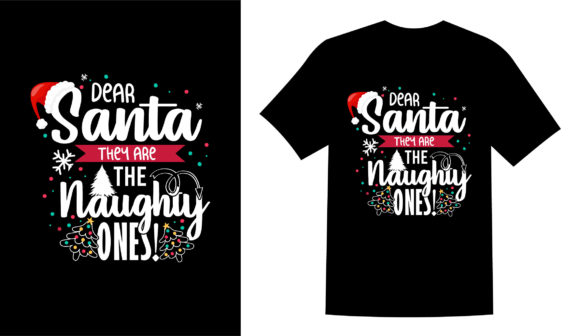 Merry Christmas T Shirt Design 04 - Graphic Templates for Handmade Creations