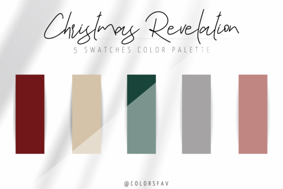 Procreate Color Palette Christmas for Add-Ons