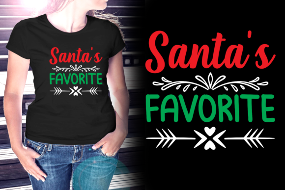 Santa's Favorite Christmas Tshirt Design Review